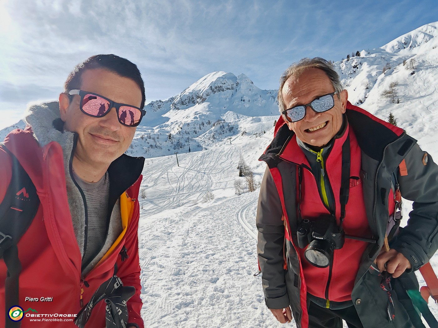 Alla Baita del Cam oscio, tra di noi il monte Cavallo